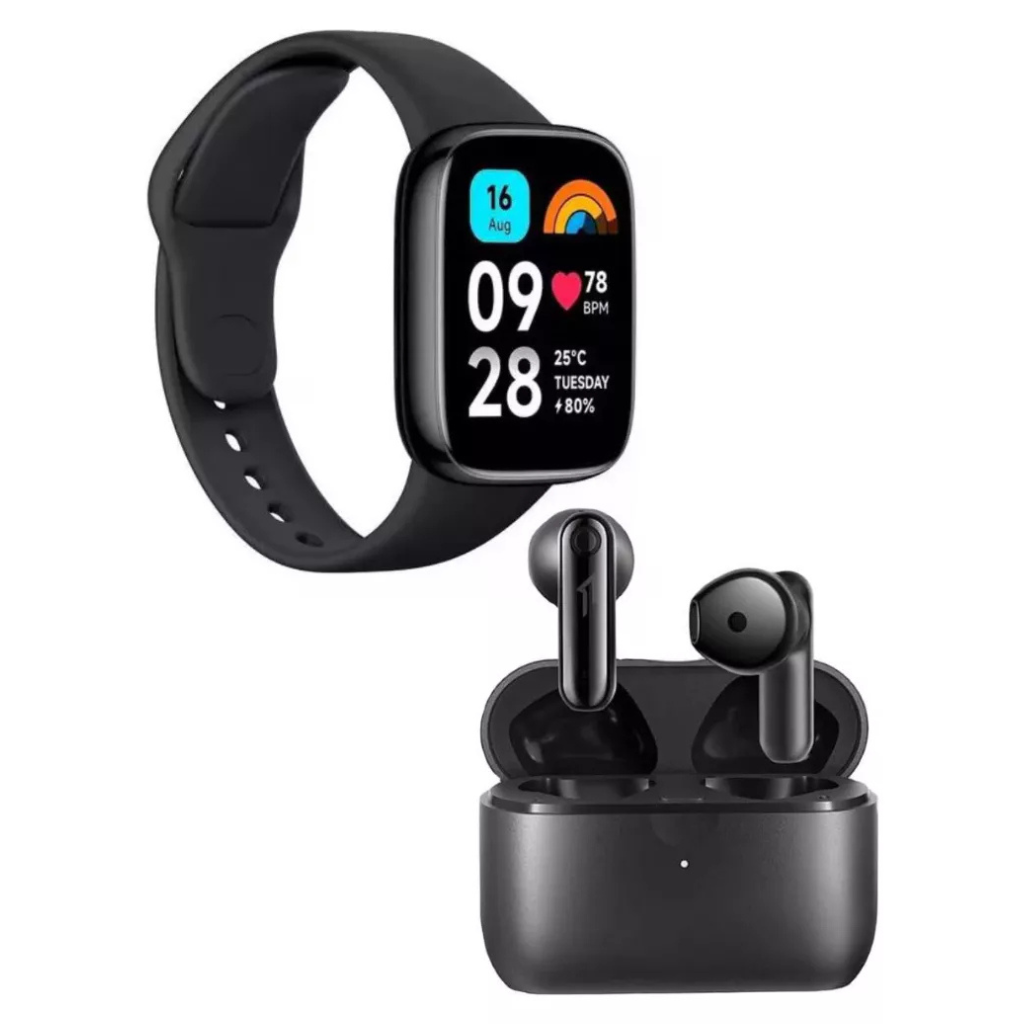 Smartwatch Xiaomi Redmi Watch 3 Active Audifonos 1more Neo