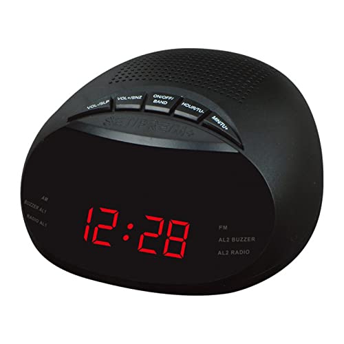 Radio Despertador con Radio Am/FM, Temporizador para Dormir, Despertad –  Tecniquero