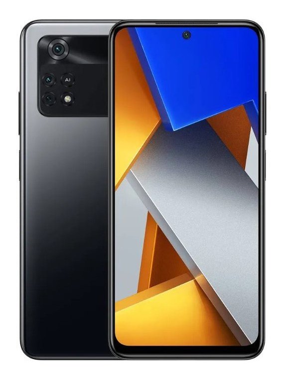 Celular Xiaomi POCO M4 Pro 6GB RAM 128GB ROM+Mi band 6+ Earbuds basic 2+Bocina - Tecniquero