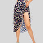 Falda Short DE Mujer Midi con Estampados (MX/US, Alfa, Talla única, Regular, Regular, DISEÑO 7)