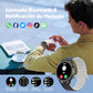 Smartwatch para Mujer/Hombre FreshFun  con Llamada Bluetooth, Reloj Inteligente IP67 con Pantalla 1.39in, Pulsera Deportiva con Monitoreo de Ritmo Cardíaco, Presión Arterial, Sueño, Negro