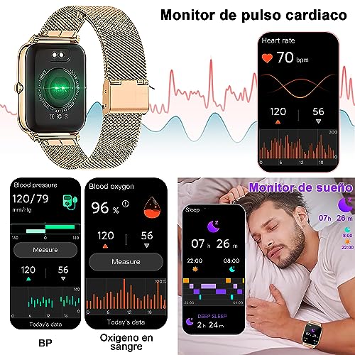 Smartwatch Mujer con Llamadas,Reloj Inteligente 1.78" AMOLED