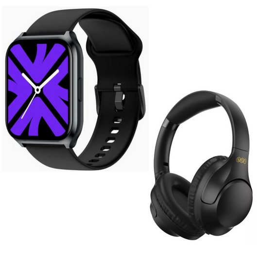 Combo de Smartwatch Filwans GTS mini +QCY Audífonos diadema H2 pro