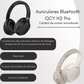 Qcy h2 pro audífonos diadema bluetooth + Smartwatch Clásico G tide power