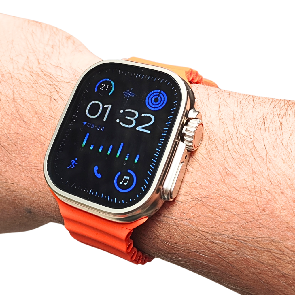 Smartwatch Elibom AU2: Llamadas Bluetooth, Pantalla 2.01”, Correas Intercambiables, Monitoreo de Salud