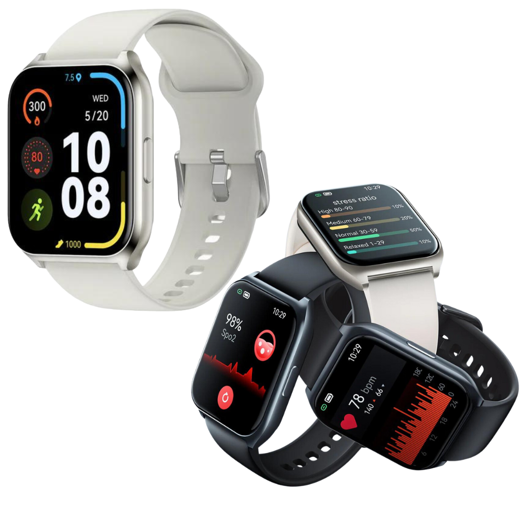 Smartwatch Filwans GTS Mini Plata  Pantalla 1.85'' HD, Llamadas Bluetooth, Salud y Fitness, Batería de Larga Duración, IP68