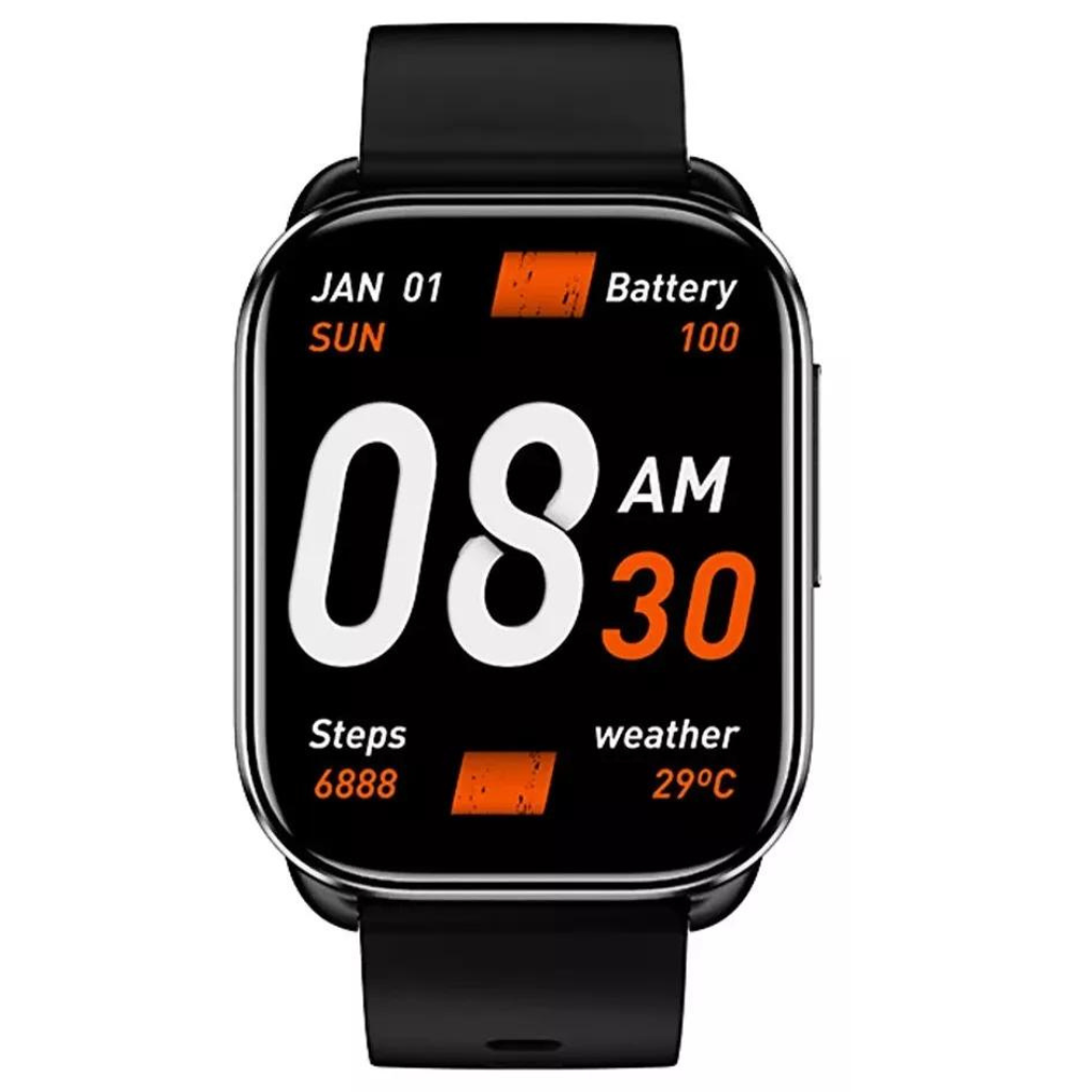 Smartband Watch Responde llamadas GS QCY, pantalla 2.02 pulgadas. Batería 10 días, notifica apps.
