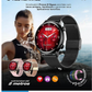 Smartwatch Dorado para Mujer, Romance G-Tide con Llamadas Bluetooth y Monitoreo de Salud