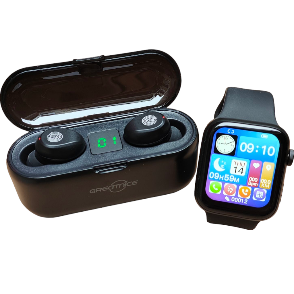 Reloj con audífonos bluetooth hotsell