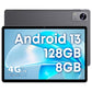 CHUWI Tableta Android 13, Tableta Hi10 XPro de 10,1 Pulgadas, 8GB RAM 128GB ROM, Tableta Unisoc T606 Octa-Core Android, 1280X800 HD IPS, Cámara de 13MP&5MP, 7000mAh, 4G LTE/5G WiFi/GPS/BT 5.0, Tipo C