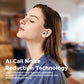 SoundPEATS Mini HS Audífonos Inalámbricos Bluetooth 5.3 Audio de Alta Resolución con LDAC Micrófono con Cancelación de Ruido AI Conexión Multipunto de Alta Fidelidad 36 Horas
