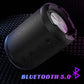 Bocina Bluetooth Portátil de Bluetooth 5.0 con Sonido Envolvente 9D y Subwoofer, Bocina Bluetooth Estéreo con Función de FM Radio y Llamadas Manos Libres, para Móvile, TV, Laptop (Negro)
