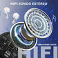 Audífonos Inalámbricos, Auriculares Bluetooth 5.3 con Estuche de Carga Transparente Sonido Estéreo HIFI.