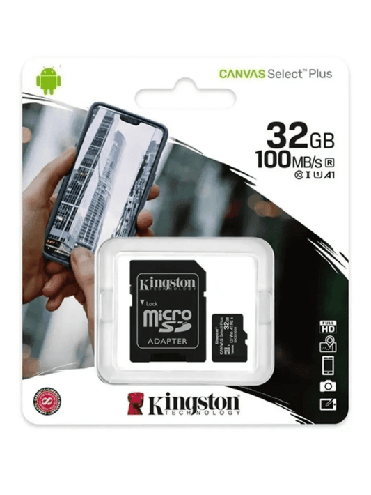 Memoria Micro Sd Kingston 32gb Canvas Select Plus - Tecniquero